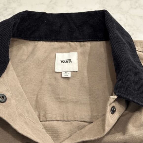VANS Drill Chore Coat Jacket Khaki XL - Picture 5 of 11